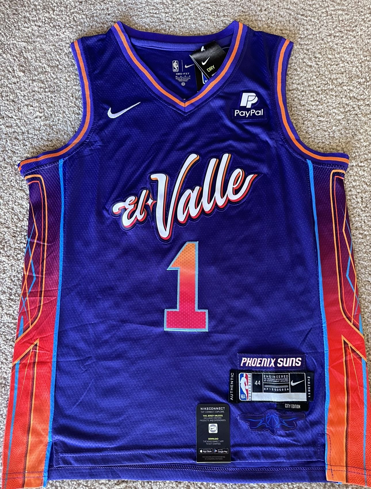 Phoenix Suns Jerseys El Valle (Devin Booker)
