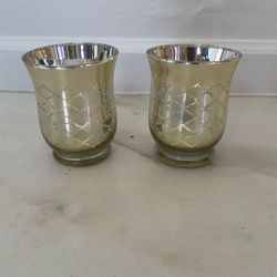 Glass Candle Holders