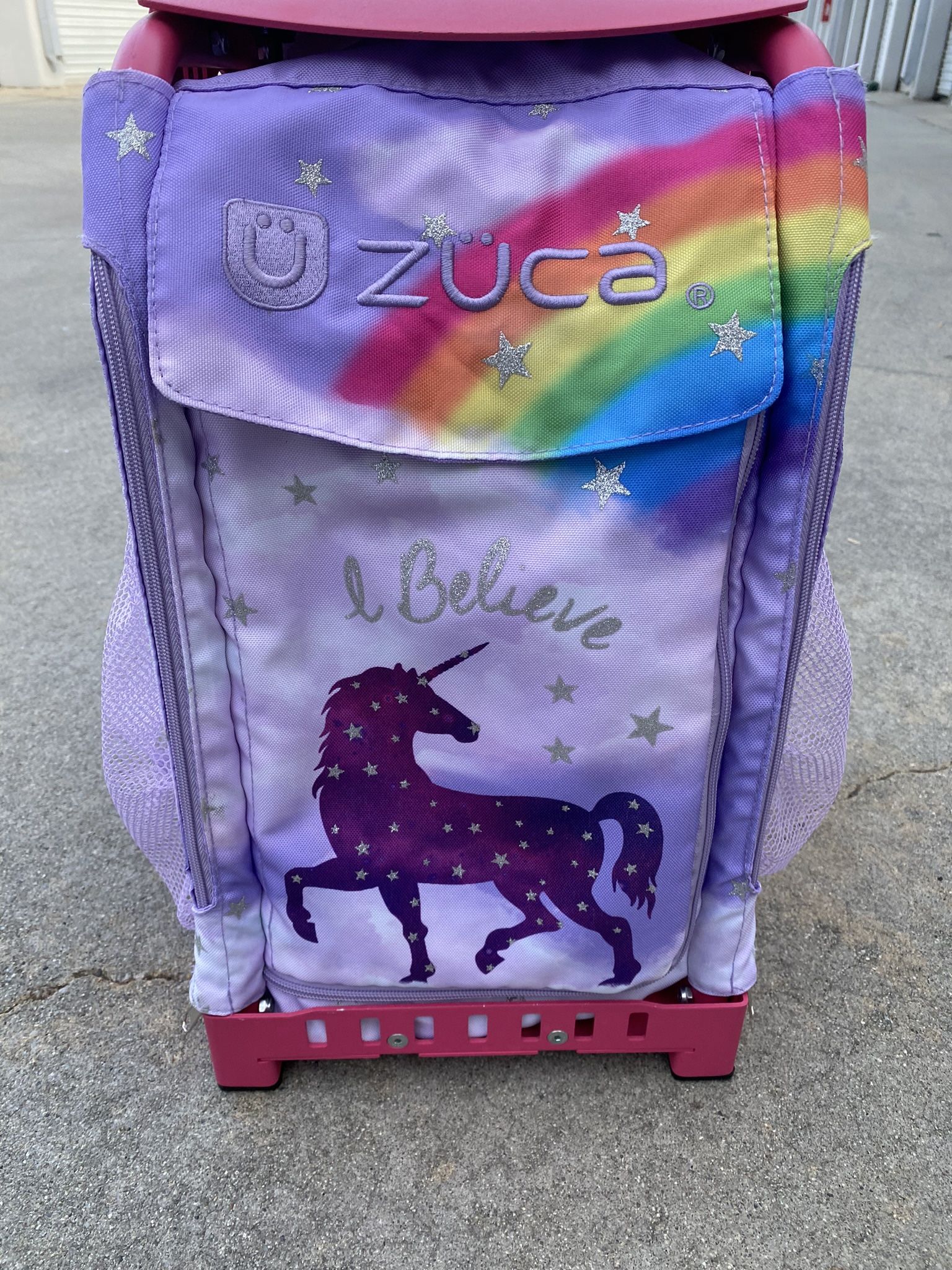 Zuca Rolling Bag, Ice Skating Bag, unicorn Style