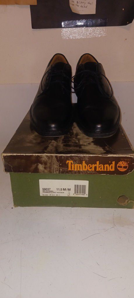 Timberland Black Dress Shoes Size 11.5 M