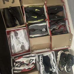 Size 10.5 And Versace 11 And Jordan’s 11 9.5 