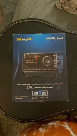 XM onyx xm radio and vehicle kit new sealed in box