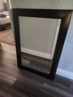 Dark Brown framed Mirror