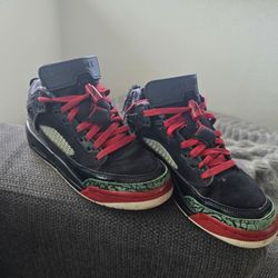 Nike Air Jordan Spizike Black Varsity Red Classic Green