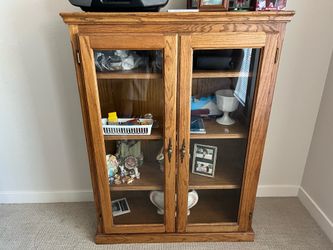 Oak cabinet