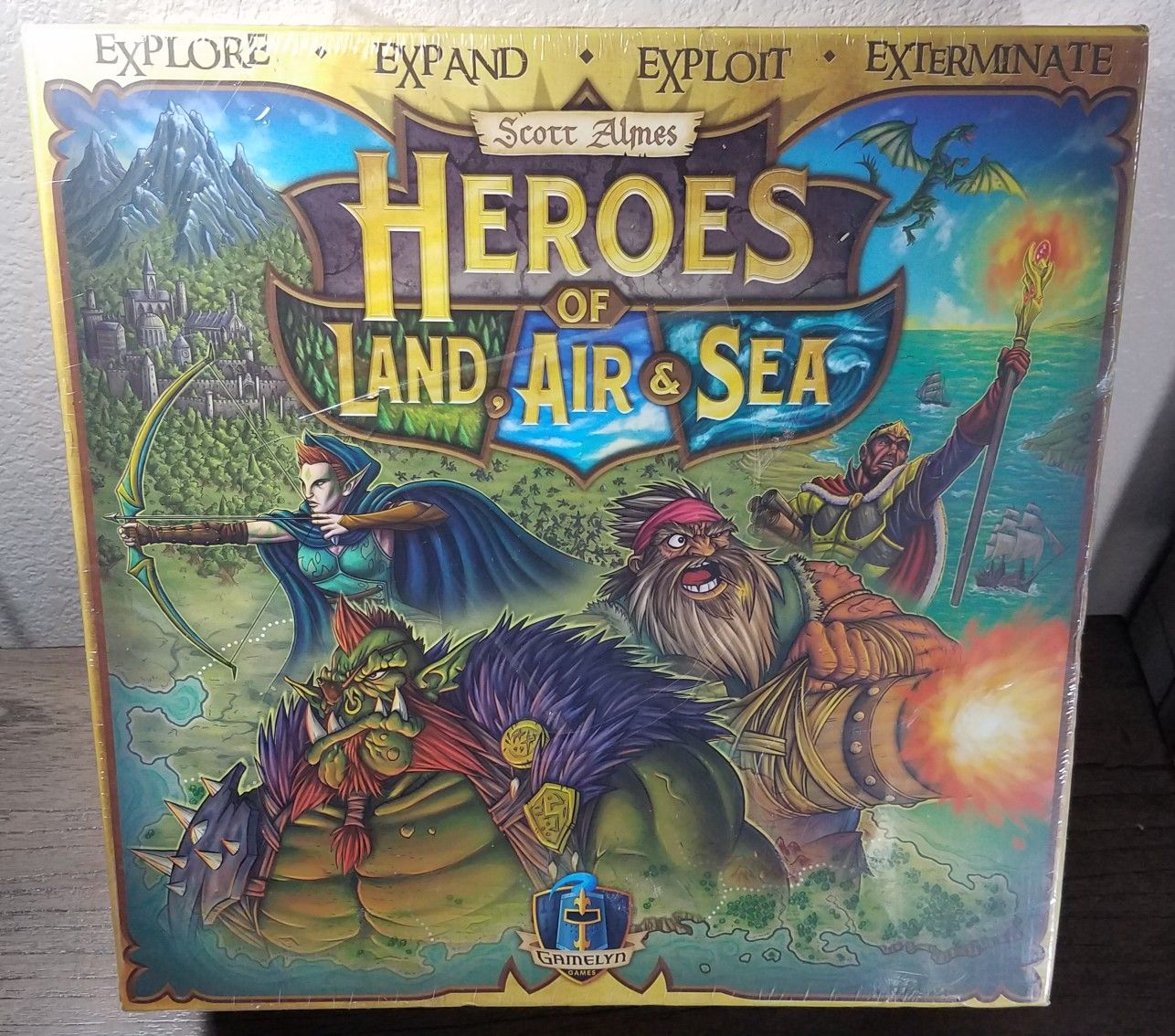 Heroes of Land, Air & Sea Board Game by Gamelyn - Scott Almes - BRAND NEW
