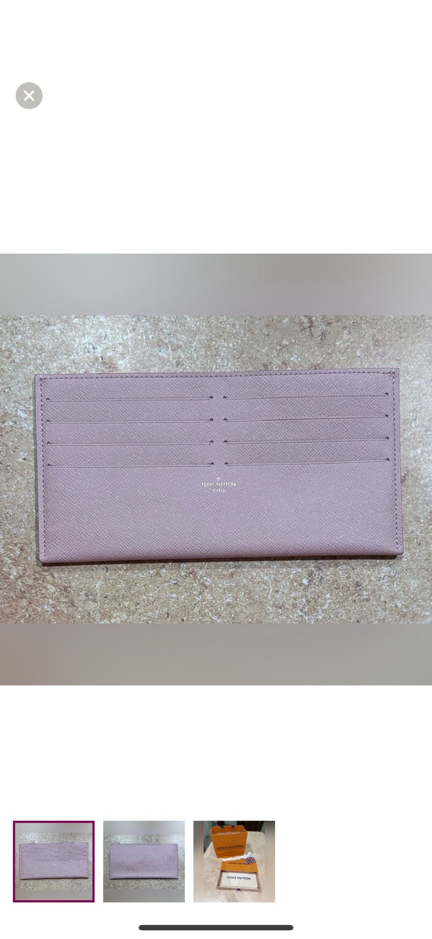 LOUIS VUITTON - Leather Felicie Card Holder Insert! (Gifting items included!)