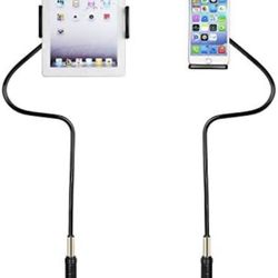 Phone Holder Bed Gooseneck Mount: Bracket Cell Phone Holder Long Arm Clip Clamp Mount for Filming