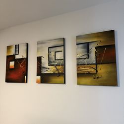Wall Art (Canvas Triptych)