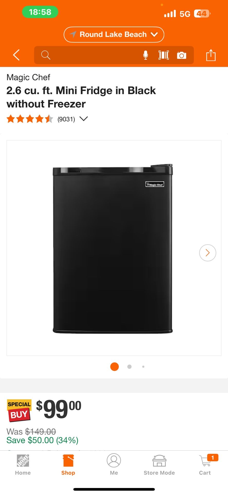 Magic Chef Mini Fridge
