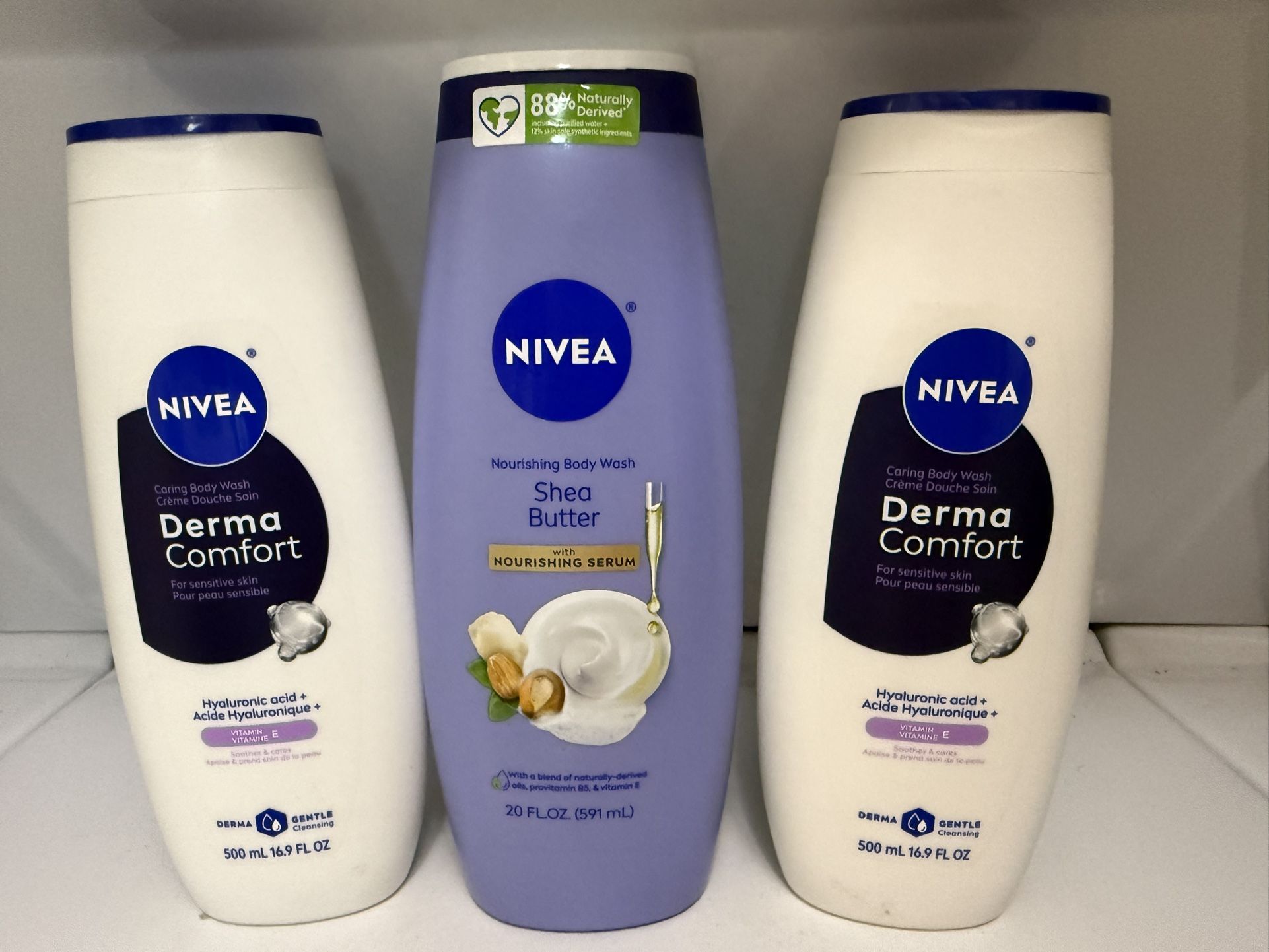 Nivea Body wash all 3 x $12