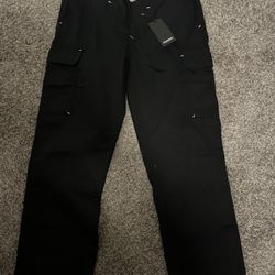True Religion Black Cargo Size 34