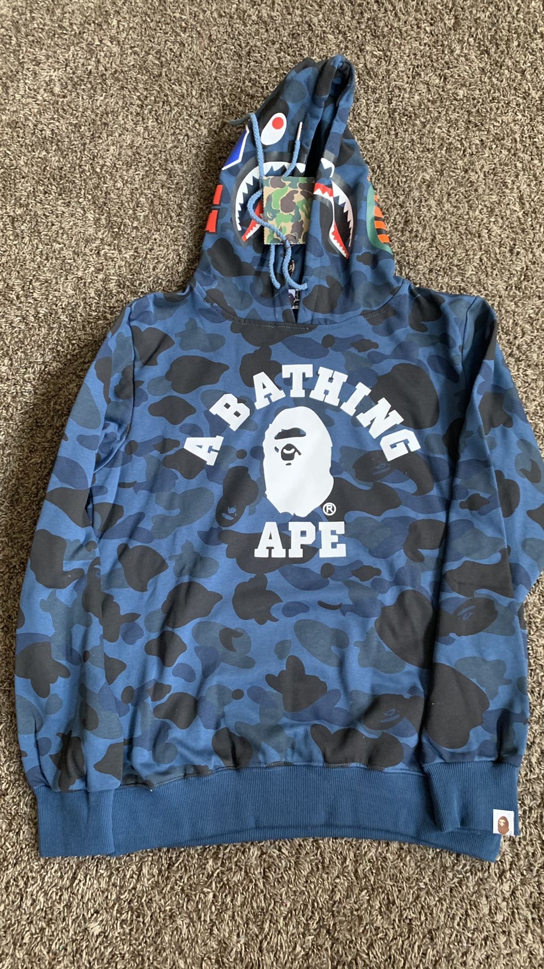 New With Tags Bathing Ape Bape Hoodie