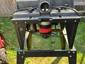 Router table with a new 3/4 hp router