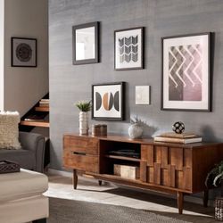 TV Stand With Two Drawers (Almost New)