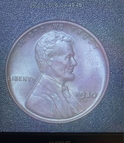 Uncerculated 1930 D penny