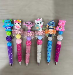 Beaded pens