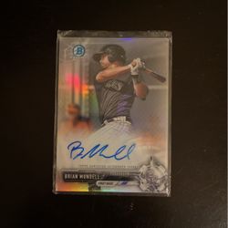 Brian Mundell Signed Baseball Card