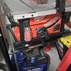 Milwaukee Table Saw With Stand