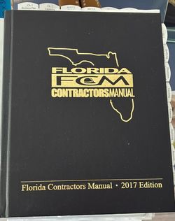 Florida Contractors Manual 2017