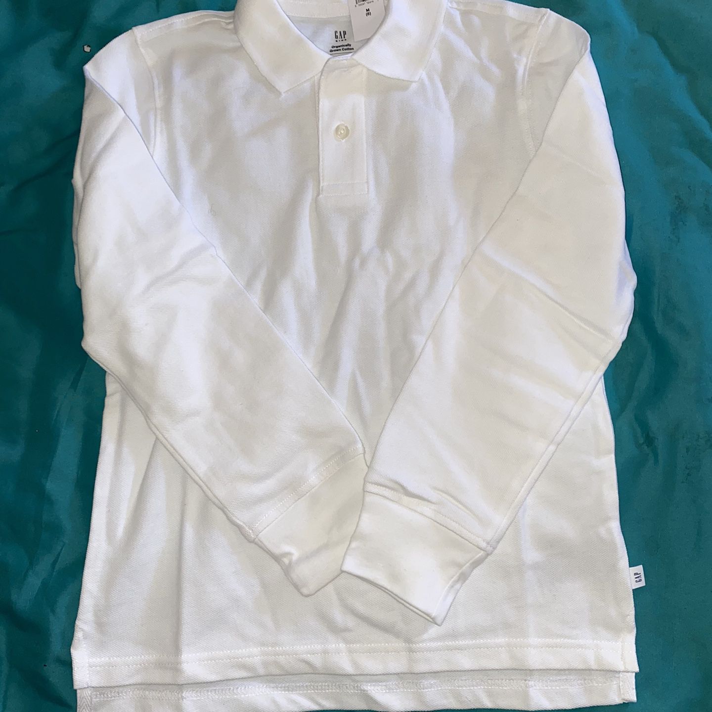 White Long Sleeve Gap Uniform Shirts