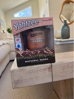 Brand new Yahtzee -national parks edition!