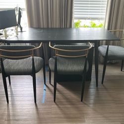 Marble Top Dining Table 