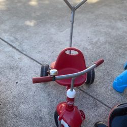 Tricycle With Adult steering And Child steering And bell