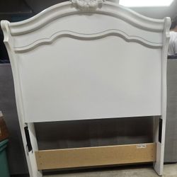 Twin Bed Frame White Wood
