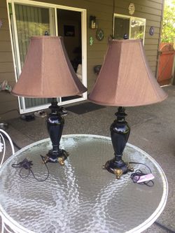 Lamps.
