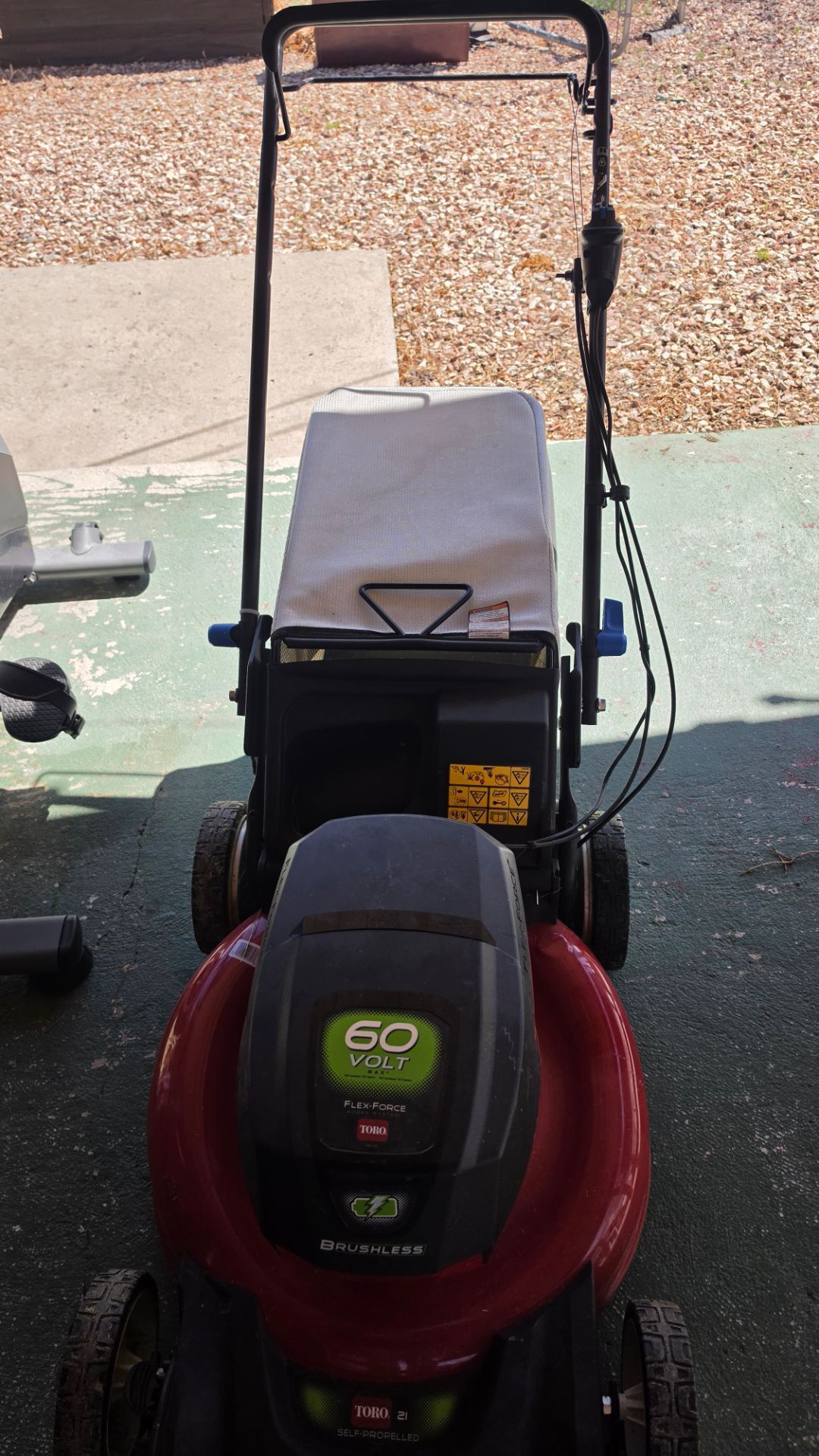 Toro 60v electric lawn mower used