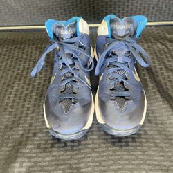 Men's Nike Zoom Hyperquickness Blue Basketball Shoes - Size 9
