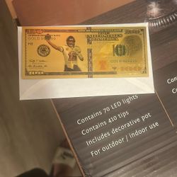 Gold $100 Tom Brady
