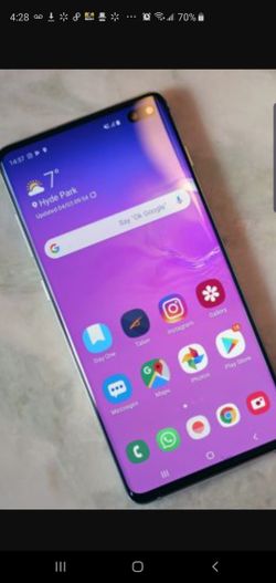 Galaxy s10 pluse good condition 128 gb