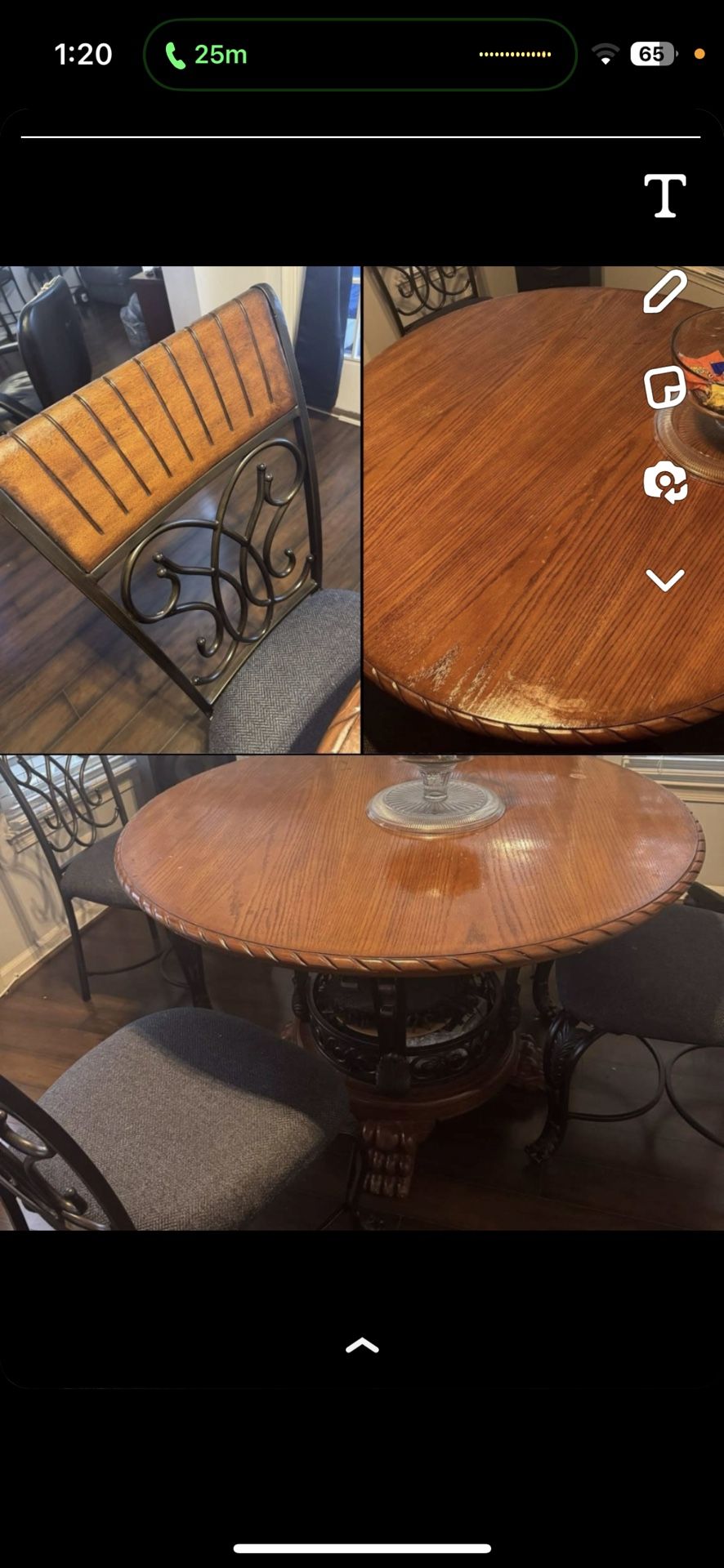 Round Kitchen Table 