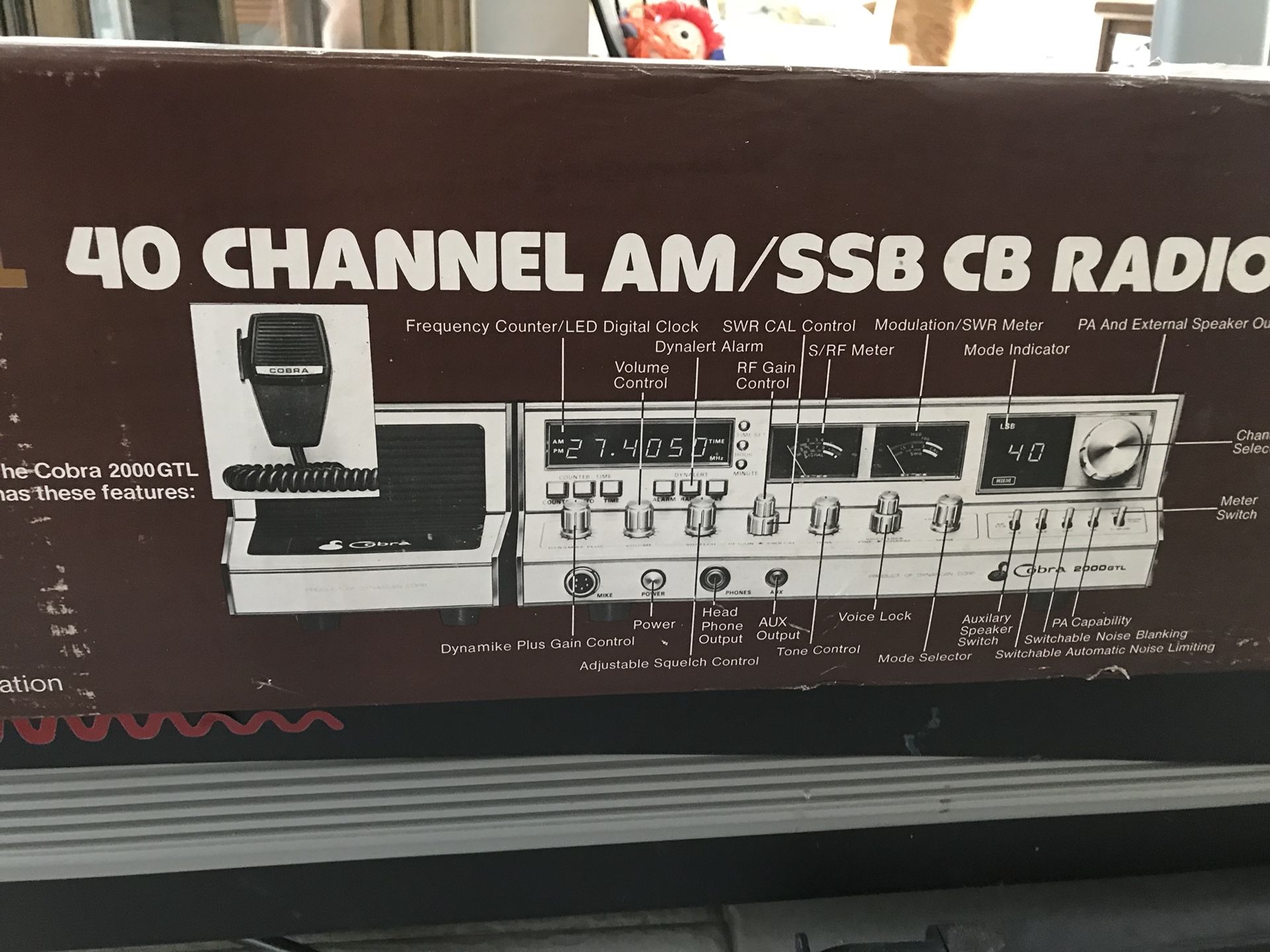 COBRA- 200 GTL CB Radio - NIB Vintage!