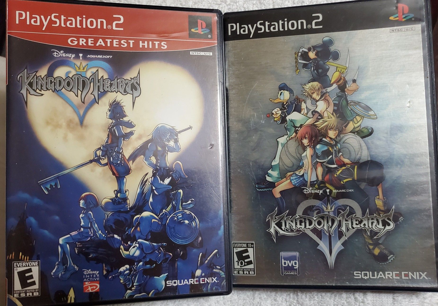 Kingdom Hearts I and II for Playstation 2, PS2
