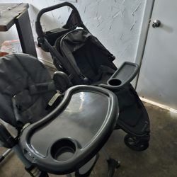 High Chair And Stroller 
