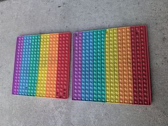 Jumbo Size  Sensory Fidget Toys, Push Bubble Fidget Sensory Toys, 12 Inch, 256 Bubbles Jumbo Set