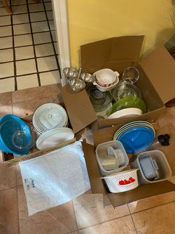 Mixed  Kitchen Lot – Dishes, Bowls,