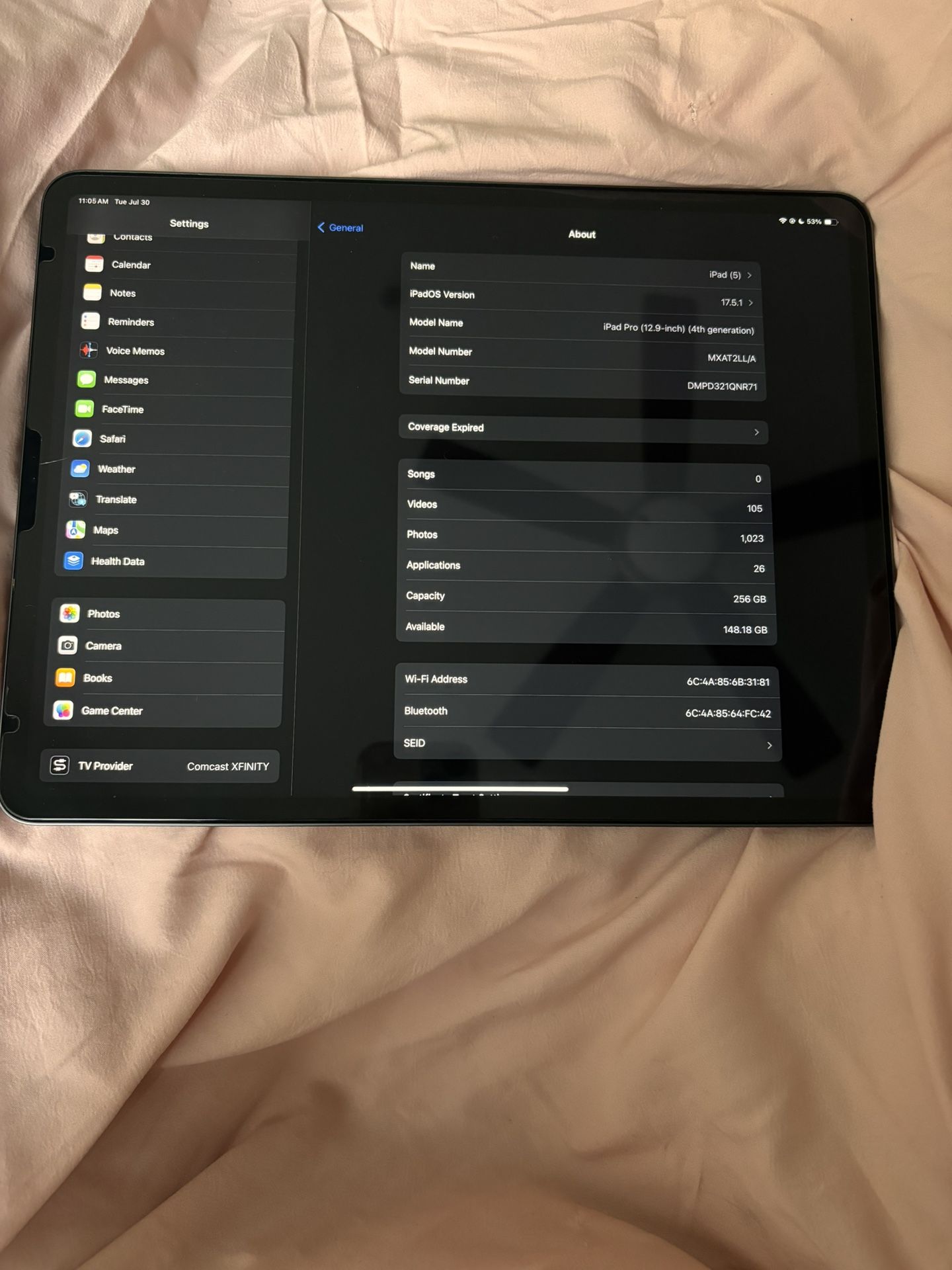iPad Pro 12.9 inch 4th Gen + Magic Keyboard 