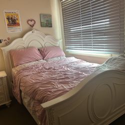 Full Size Bed With Nightstand & Dresser
