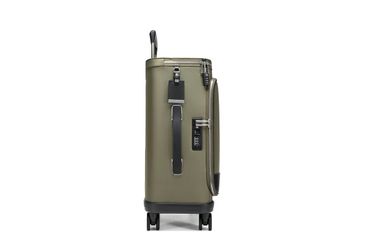 QUQUITO Stylish High Quality Premium Nylon 4 Wheeled Carry-On Luggage with Built-in TSA combination lock.