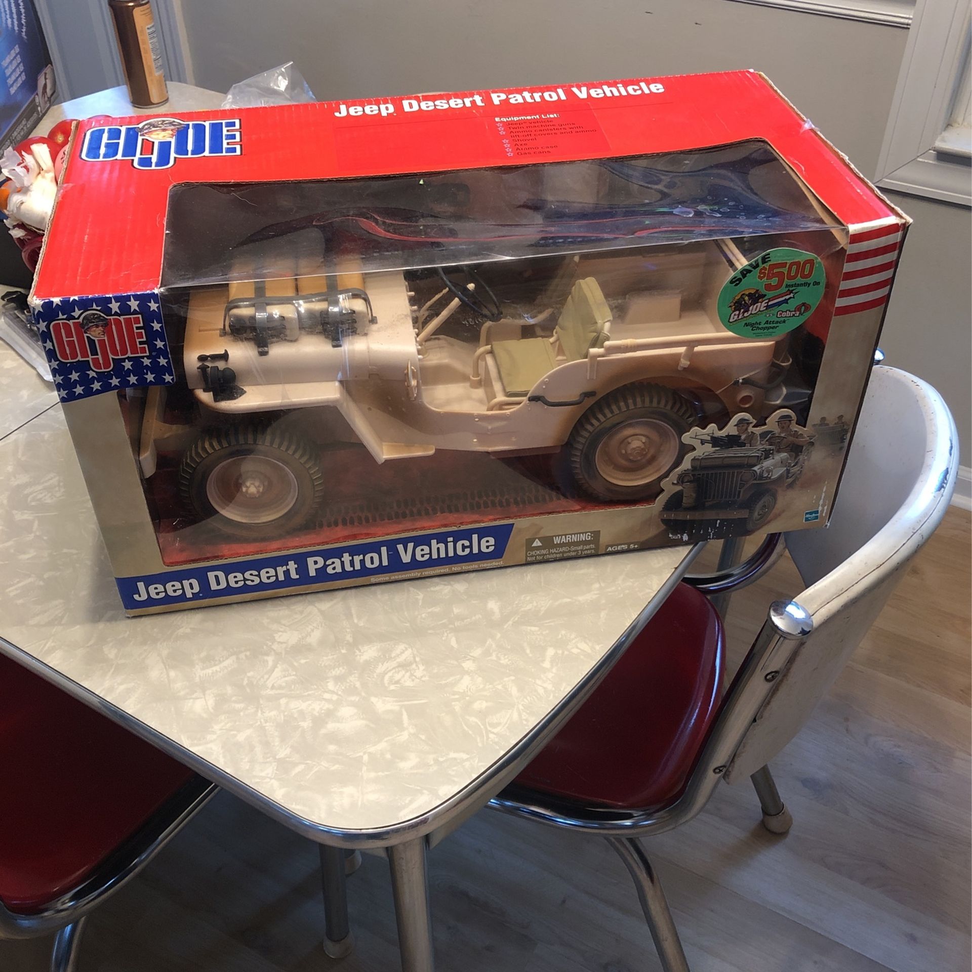 GI Joe Jeep Desert Patrol Vehicle