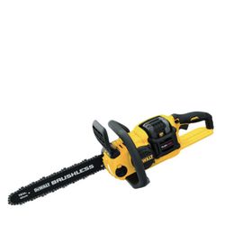 DEWALT 16 in. 60V MAX Lithium-Ion Cordless FLEXVOLT Brushless Chainsaw with (1) 2.0Ah Battery and Charger Included