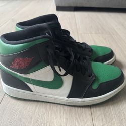 Nike Air Jordan 1 Mid Pine Green Men’s Size 10, 554724-067