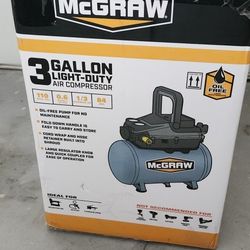 McGraw 3 Gallon Light-Duty Air Compressor