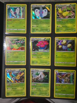 Pokemon Cards Grass Holos