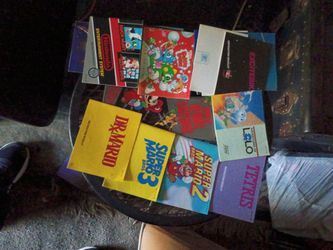 Nintendo pamphlets for games