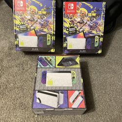 Nintendo Switch OLED Splatoon Limited Edition New $450 Each
